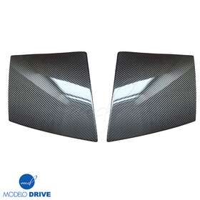 110877 Modelodrive Carbon Fiber Oer Headlight Covers Fc3s For Mazda Rx-7 86-92