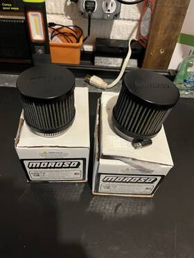 68818 Moroso Filtered Breather 2 Inch Clamp On Qty