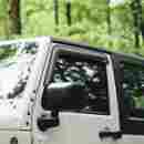 My07-16 865089000200 Beast Carbon Genuine Fiber Window Guards Jeep Wrangler 2-door 2pcs