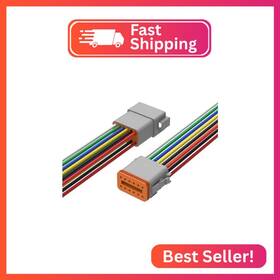 Dtw12 Newdeli Deutsch 12 Pin Connector Kit Waterproof Electrical 16 Awg Male