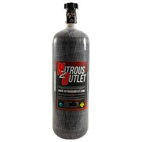 Nitrous Outlet 841400121823 12lb Composite Bottle - .508 Id Billet Valve