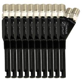 Nitrous Outlet 841400122745 1/16 Inch Npt Extended Reach Wet Nozzle - 10 Pack/90 Degree