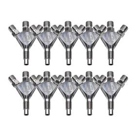 Nitrous Outlet 841400153558 Trident Ti 1/16 Inch Npt Three Stage Dry Nozzle - 10 Pack/st