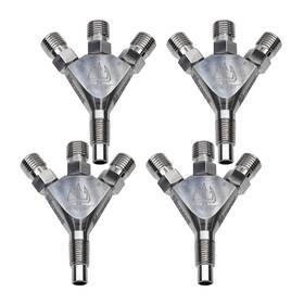 Nitrous Outlet 841400153565 Trident Ti 1/16 Inch Npt Three Stage Dry Nozzle - 4 Pack/str