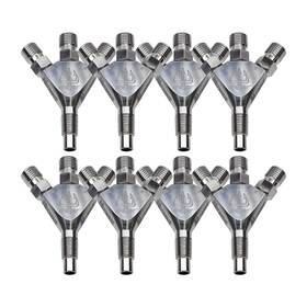 Nitrous Outlet 841400153589 Trident Ti 1/16 Inch Npt Three Stage Dry Nozzle - 8 Pack/str