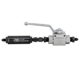 Nitrous Outlet 841400157822 Stainless Steel Inline Shut Off Ball Valve With Filter 7 250 P