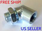 Nyppd 45 Or 135 Degree Angled O2 Oxygen Sensor Spacer Extension M18 X 1.5 Hho 650833023624