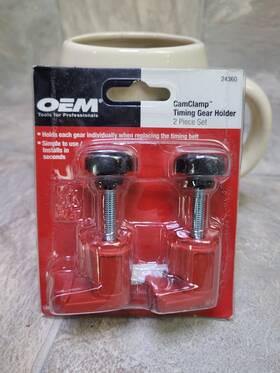24360 Oemtools 2oem Tools 2 Piece Cam Clamp Timing Gear Holder