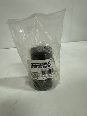 25528 Oemtools Oem Tools 1 Inch Budd Style Wheel Hex Socket 33mm Cr-mo Black