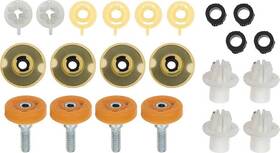 Me8141 Oer 1973-74 Front Door Window Hardware Set E-body 22 Piece