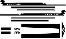 Sk301 Oer Decals Vinyl Black Yenko Stripes Chevy Set