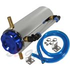 Oft-st-001bl Round Aluminum Cylinder Oil Catch Can Tank Reservoir Cap Drain