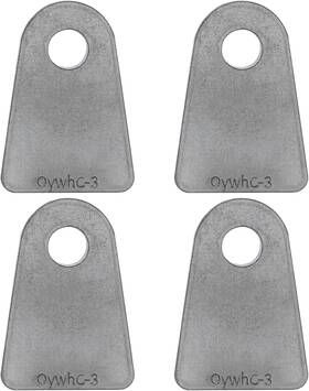 Oywhc-0014-1 Oywhc Weld On Tabs Steel Shock Mount Tab Universal Flat Mount-big