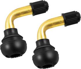 Pqz002 Paowin 2-pcs Pvr60/pvr70 Valve Stem Bent 90 Degree Angled Brass Snap- Inch