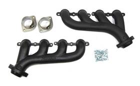 H8097-b Patriot Exhaust Gm Ls 5.3 5.7 6.0 Engine Swap Manifolds - Black Finish