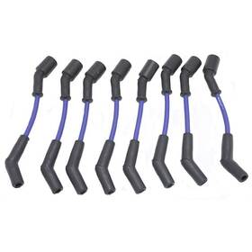 808334 Pertronix Wires 8mm Gm Ls 45 Degree Boots Blue