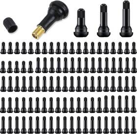 95800000 Petchor 100pcs Tr412 Tr413 Tr414 Black Tubeless Tire Valve