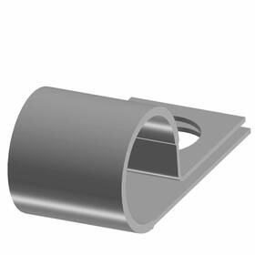 7082067 Polaris P Clip With Cushion Black Vinyl Genuine Oem Part Qty 1