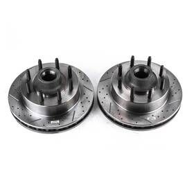 Ar8181xpr Power Stop Drilled And Slotted Front Rotor Set For Excursion F250 F350