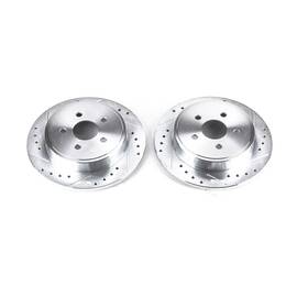 Ar8353xpr Power Stop Drilled And Slotted Rear Rotor Set For Pt Cruiser Neon