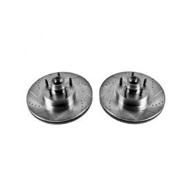 Ar8585xpr Power Stop Drilled And Slotted Front Rotor Set For 01-05 Ford Explorer