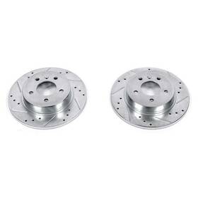 Ar8670xpr Power Stop Powerstop For 06-11 Buick Lucerne Rear Evolution Drilled And Slotted Rotors - Pair