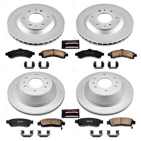 Crk2058 Power Stop Z17 Evolution Brake Kit With Genuine Geomet Coated Rotors And