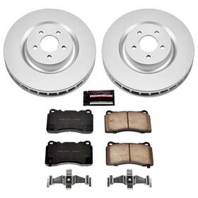 Crk4547 Power Stop Z17 Evolution Brake Kit With Genuine Geomet Coated Rotors And
