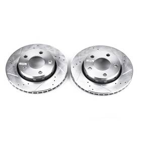 Ebr638xpr Power Stop Drilled And Slotted Rear Rotor Set For 99-02 Audi S4