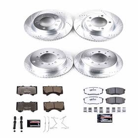 K2813-36 Power Stop For 16-18 Lexus Lx570 Front And Rear Z36 Truck Tow Brake Kit K2813-36 Power Stop For 16-18 Lexus Lx570 Front And Rear Z36 Truck Tow Brake Kit