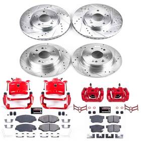 Kc6171 Power Stop Powerstop - Front And Rear Z23 Daily Driver Carbon-fiber Cefor
