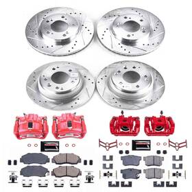 Kc705a Power Stop Powerstop - Front And Rear Z23 Daily Driver Carbon-fiber Cefor