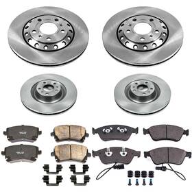 Koe4008 Power Stop F&r 03-10 Audi A8 Quattro 2004 Volkswagen Phaeton 05-06 Vol