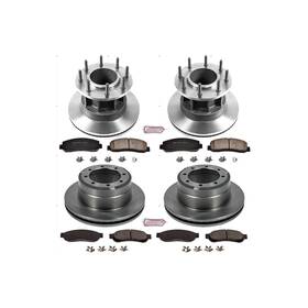 Koe4032 Power Stop Front/rear 2007-2010 Ford F-350 Super Duty Pickup 2wd/