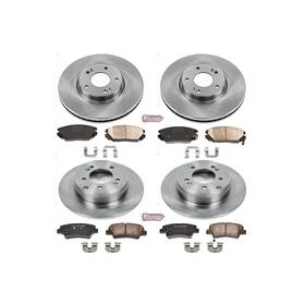Koe5474 Power Stop Front/rear 2009-2011 For Hyundai Azera/