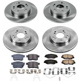 Koe6491 Power Stop Front/rear 2013-2015 Honda Accord Coupe/2013-2015 Accor