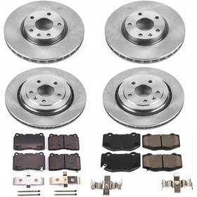 Koe6529 Power Stop Daily Driver Brake Kit Front And Rear 2014-2015 Chevrolet Corve