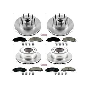 Koe6820 Power Stop Front/rear 2013-2015 Ford F-350 Super Duty Pickup 2wd/
