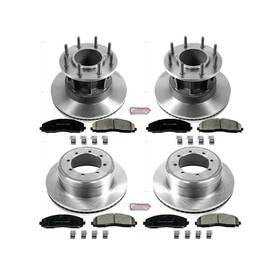 Koe6822 Power Stop Front/rear 2013-2015 Ford F-350 Super Duty Pickup 2wd/