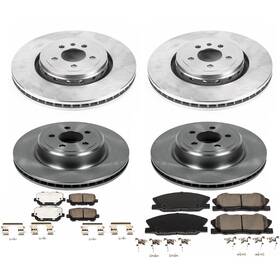 Koe7051 Power Stop Daily Driver Brake Kit Front And Rear 2014-2015 Dodge Charger/
