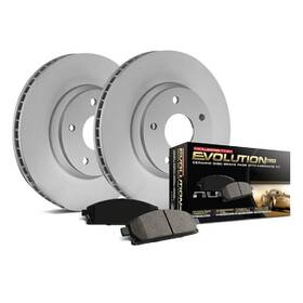 Crk137 Powerstop Evolution Geomet Coat Z17 Front Brake For 03-19 Toyota Tacoma