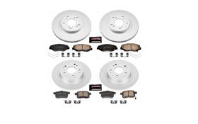 Crk2744 Powerstop Performance Ceramic Geomet Plain Front Brake Kit Z17 For Honda