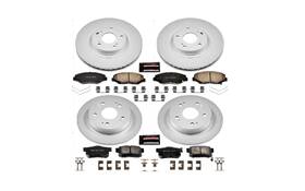 Crk6327 Powerstop Cast Iron Vented Solid Front And Rear Brake Kit For 12-15 Honda
