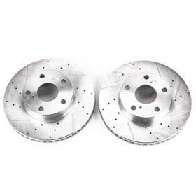 Jbr1120xpr Powerstop Power Stop Drilled And Slotted Front Rotor Set For Toyota Tacoma