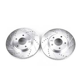 Jbr1129xpr Powerstop Power Stop Drilled And Slotted Front Rotor Set For M45/q45/quest