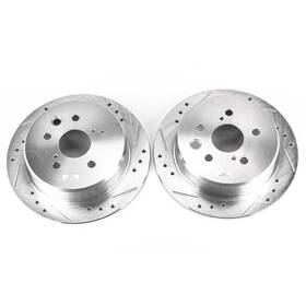 Jbr1151xpr Powerstop Power Stop Drilled And Slotted Rear Rotor Set For Lexus Is250