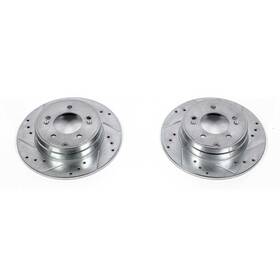 Jbr1337xpr Powerstop Power Stop Drilled And Slotted Rear Rotor Set For Sonata/optima/azera