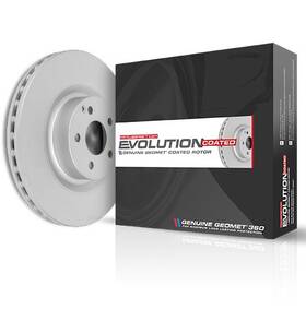 Jbr1576evc Powerstop Power Stop Rear Evolution Genuine Geomet Coated Brake