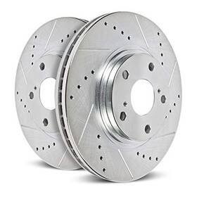 Jbr957xpr Powerstop Power Stop Front Evolution Drilled Slotted Rotor Pair
