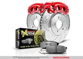 K6809-26 Powerstop Power Stop K6809 26 Front Z26 Carbon Fiber Brake Pads With Drilled